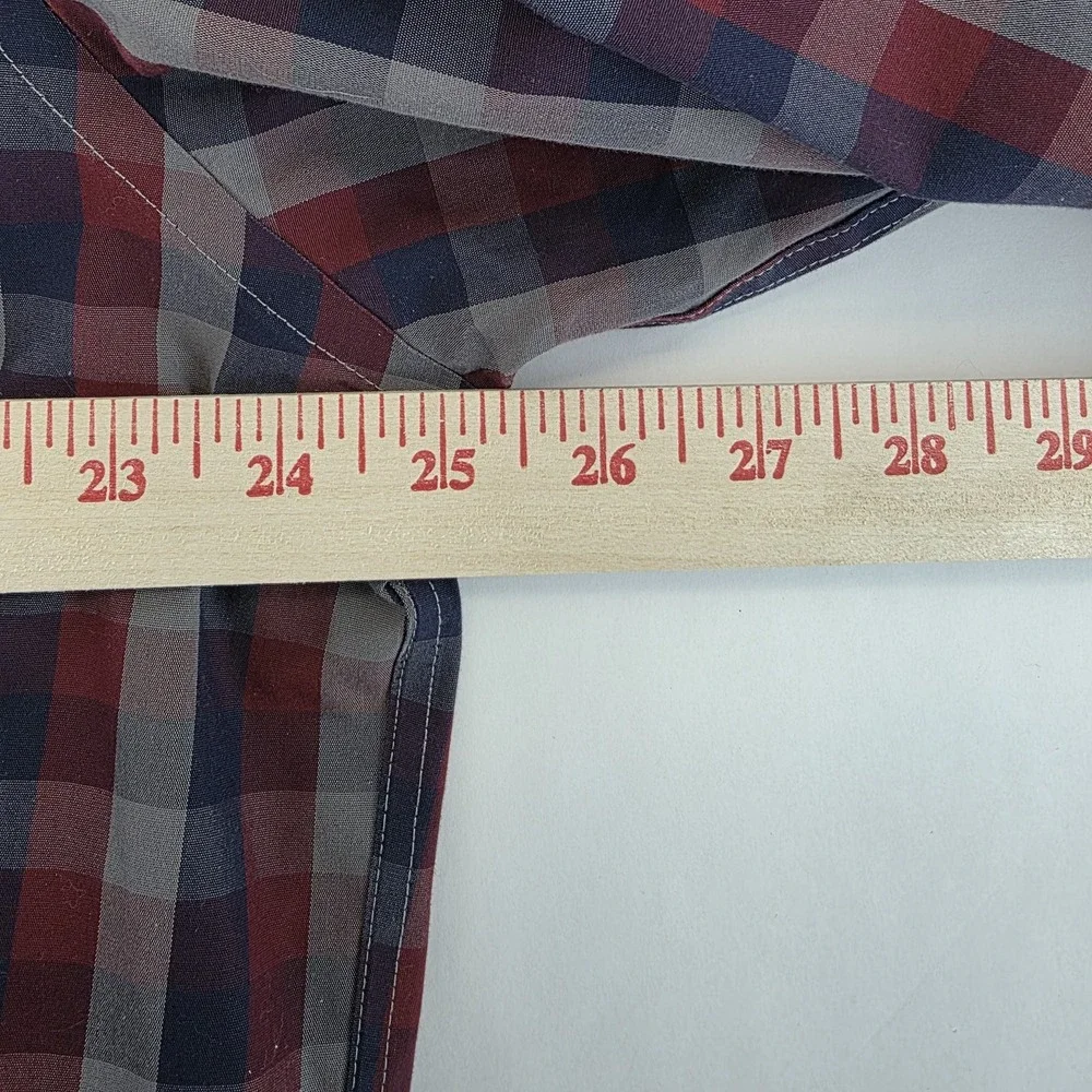 UNTUCKit Shirt Mens 2XL Plaid Pomerol WF Wrinkle Free Button‎ Down Casual